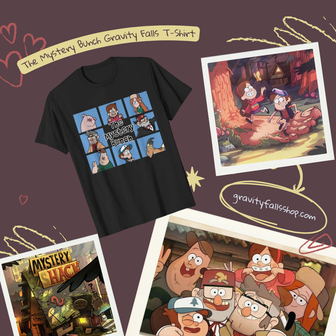 The Mystery Bunch PTTT0306  Gravity Falls T-Shirts